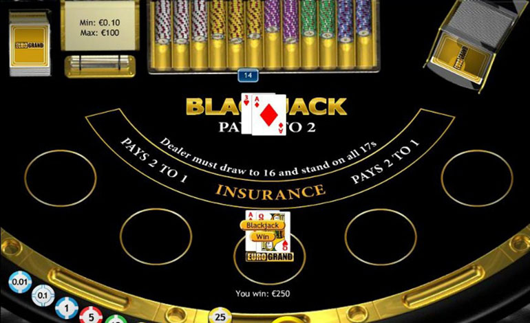 Eurogrand Blackjack Table