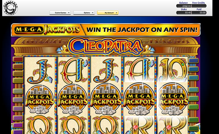 Grosvenor Casino Cleopatra Jackpot