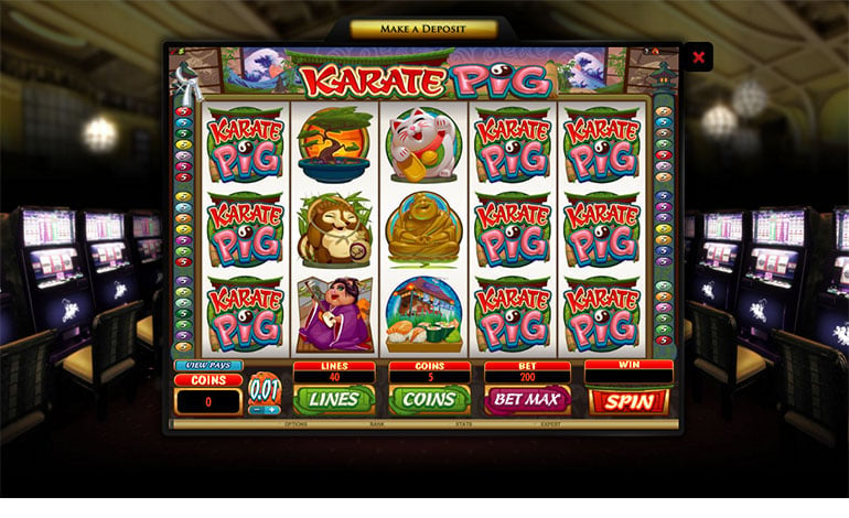 Hippodrome Casino Karate Pig Game
