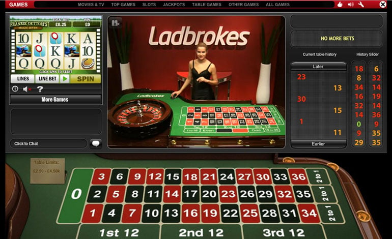 Ladbrokes Live Roulette