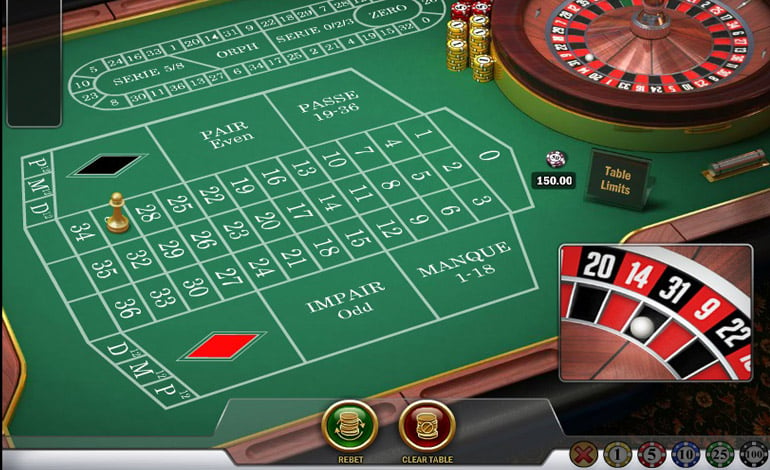 Spin Casino Roulette Table