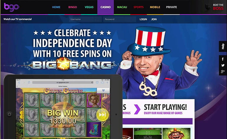 Bgo Casino Homepage