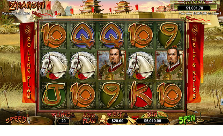 Intercasino Zhanshi Spin Game