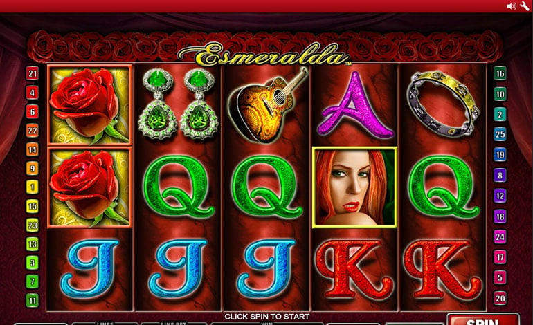 Ladbrokes Esmeralda Spin Game