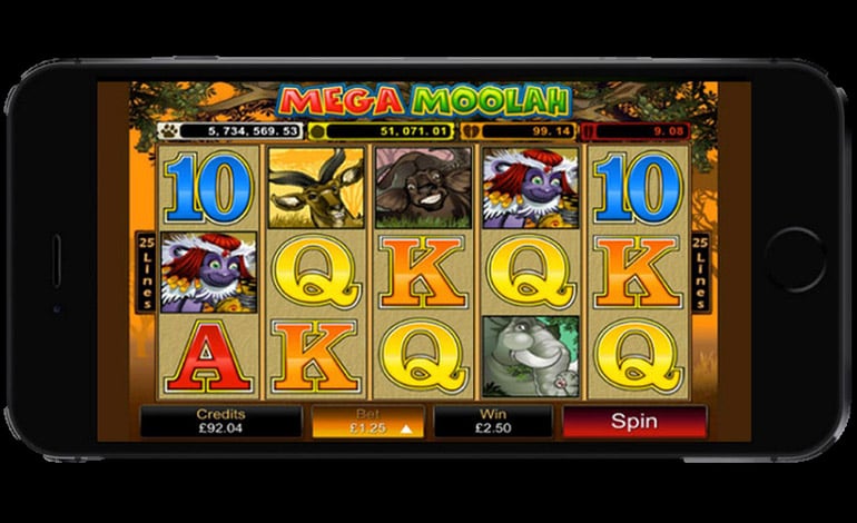 Mega Moolah on iPhone