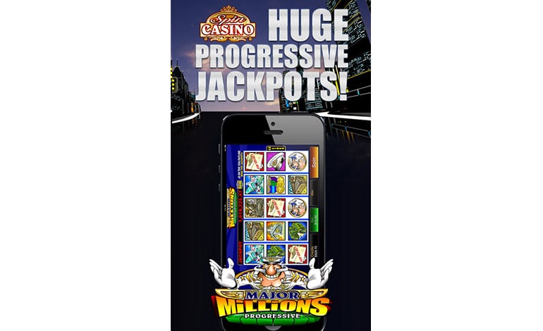 Spin Casino Hube Progressive Jackpots On Your Mobile