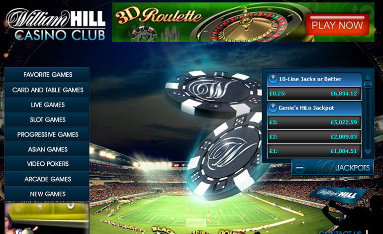 William Hill On Tablet